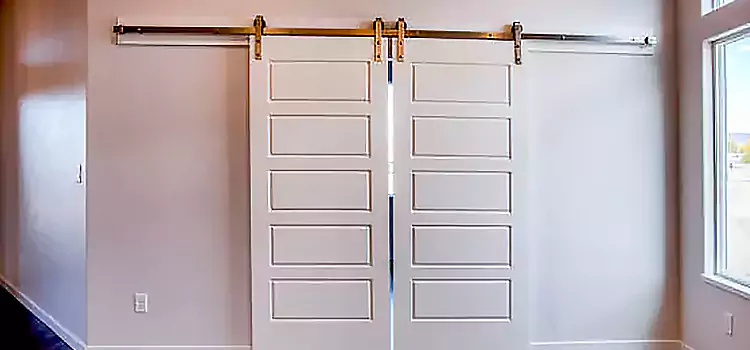 Glass Barn Door with Installation Hardware Kit Chino Hills