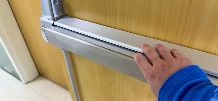 Installing a Push Bar on a Door Chino Hills